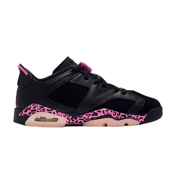 Air Jordan 6 Retro Low GS Black Pink Foam Laser Fuchsia - 1