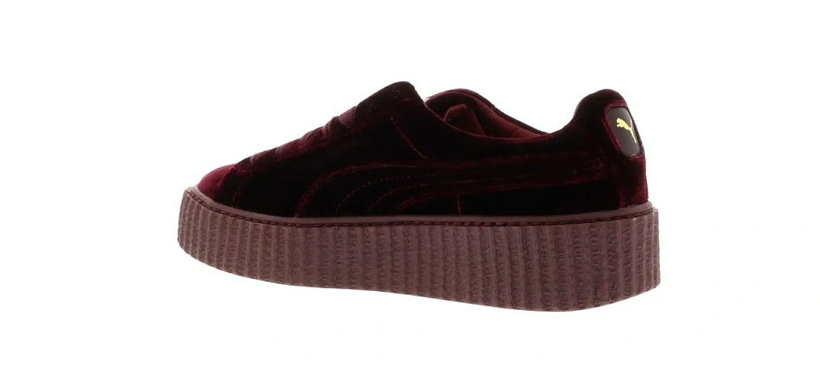 Фото № 2 с приближением к товару «‎Puma Creeper Velvet Rihanna Fenty Royal Purple »