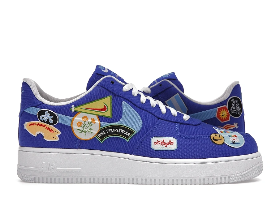 Фото № 1 с приближением к товару «‎Nike Air Force 1 Low PRM Los Angeles Patched Up»