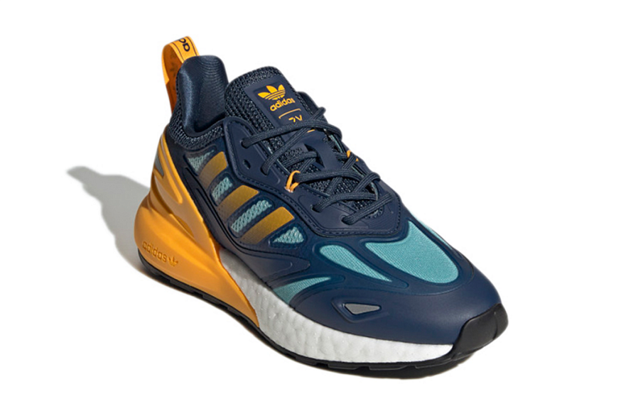 Фото № 3 с приближением к товару «‎adidas originals ZX 2K Boost 2.0 J BlueYellow»
