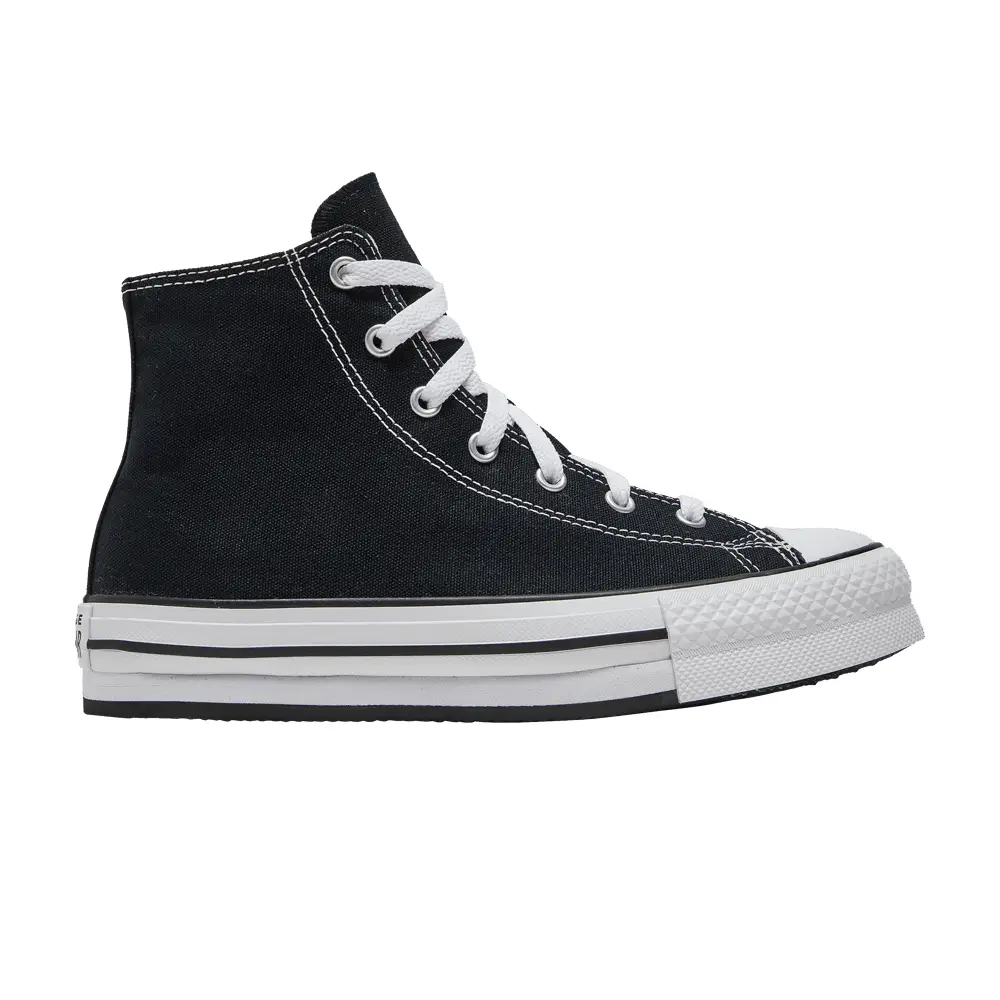 Converse Chuck Taylor All Star Lift Platform Canvas High GS Black - 1