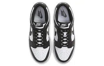 Nike WMNS Dunk Low Skate Shoes WhiteBlack - 5