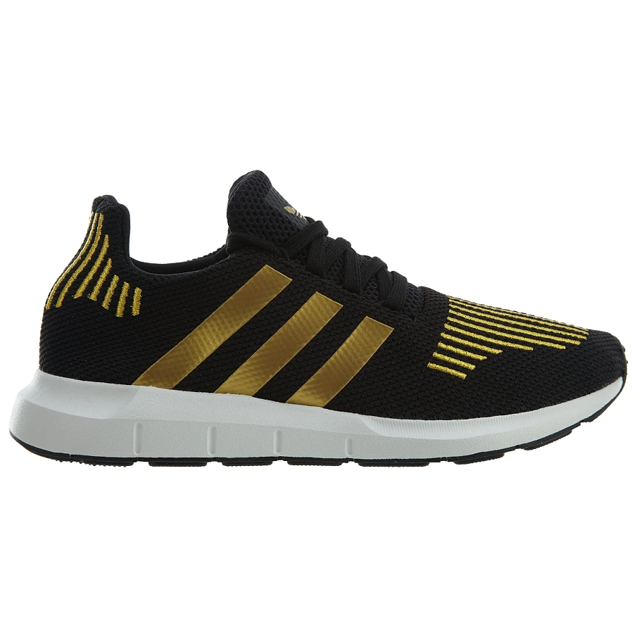 Фото № 1 с приближением к товару «‎adidas Swift Run Black Gold Metallic-White »