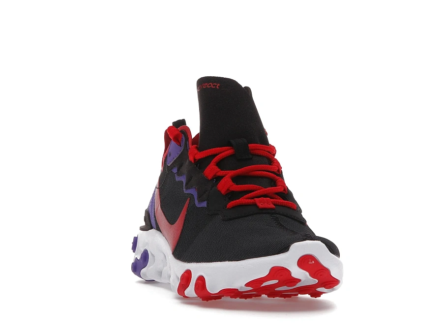 Фото № 2 с приближением к товару «‎Nike React Element 55 Black University Red »