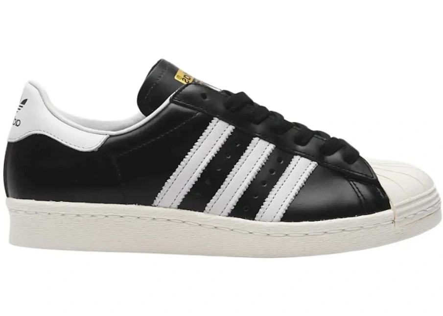 Фото № 1 с приближением к товару «‎adidas Superstar 80s DLX Black Vintage White»