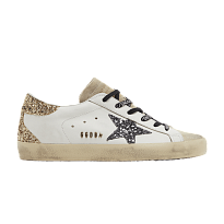 Фото № 1 с приближением к товару «‎Golden Goose Women's Superstar Optic White Seedpearl Glitter»