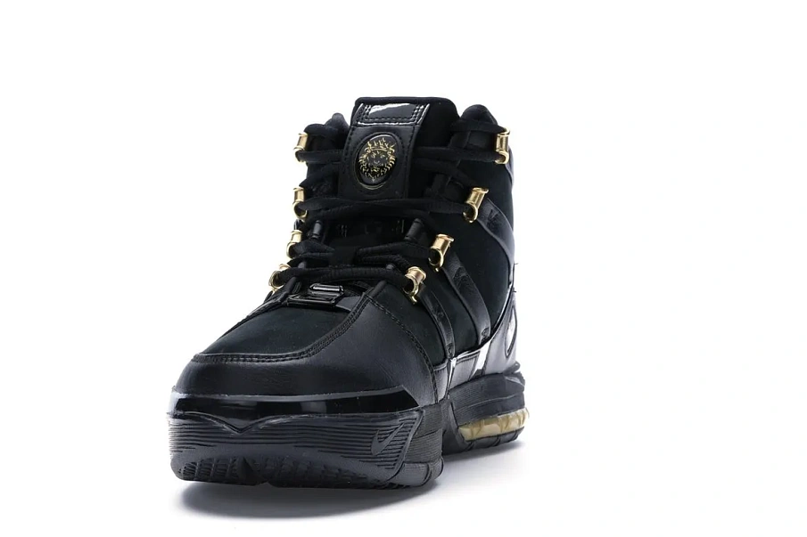 Фото № 2 с приближением к товару «‎Nike LeBron Zoom 3 Black Metallic Gold»