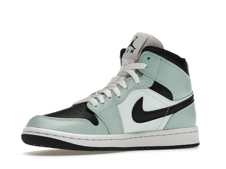 Фото № 4 с приближением к товару «‎Jordan 1 Mid Aqua Blue Tint »