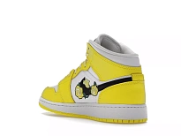 Фото № 2 с приближением к товару «‎Jordan 1 Mid Dynamic Yellow Floral »