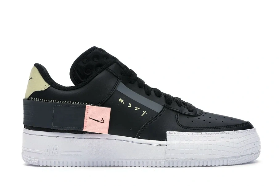 Фото № 1 с приближением к товару «‎Nike Air Force 1 Type Black»