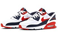 Фото № 3 с приближением к товару «‎Nike Air Max 90 Flyease USA WhiteBlueRed»
