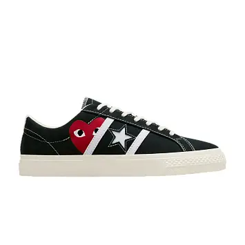 Comme des Garçons PLAY x Converse One Star Academy Pro Black Egret - 1