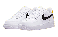 Фото № 3 с приближением к товару «‎Nike Air Force 1 Low "Have a Nike Day" (GS) Low-Top Sneakers WhiteYellow»