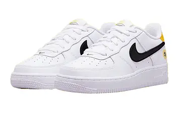Nike Air Force 1 Low "Have a Nike Day" (GS) Low-Top Sneakers WhiteYellow - 3