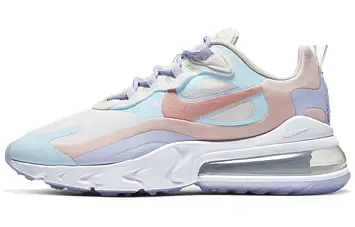 Nike Air Max270 React Running Shoes Sail Coral Stardust (CQ4805-146) - 1