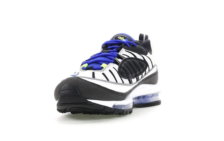 Фото № 2 с приближением к товару «‎Nike Air Max 98 White Black Racer Blue»
