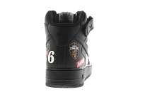 Фото № 6 с приближением к товару «‎Nike Air Force 1 Mid Supreme NBA Black»