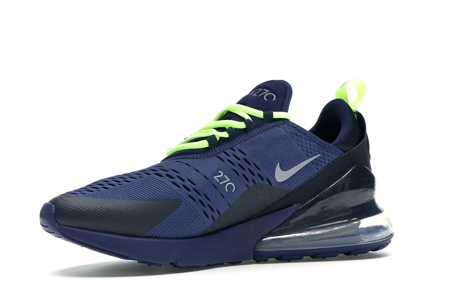 Фото № 3 с приближением к товару «‎Nike Air Max 270 Blue Void Volt»