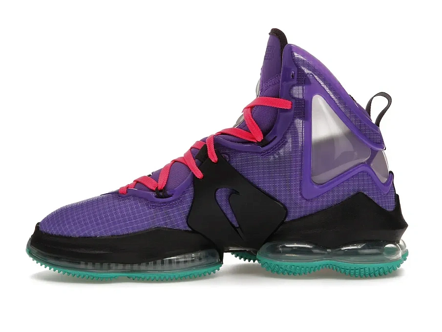 Фото № 3 с приближением к товару «‎Nike LeBron 19 Purple Teal»