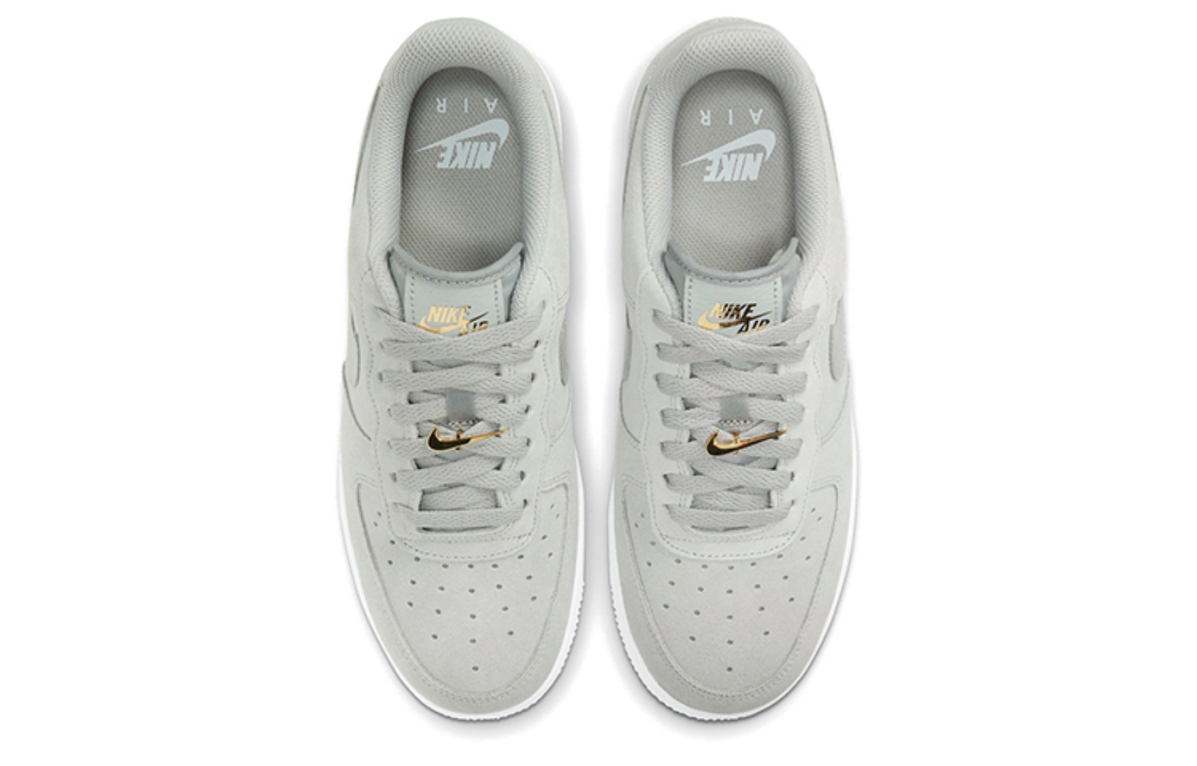 Nike clearance grey gold